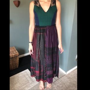Anthropologie Niki Tlahajan maxi lace dress size 8
